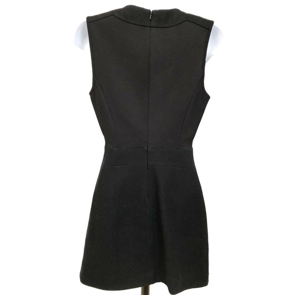 Tibi Dress Sheath Black Silk Lined NWT Wool Dress D3 - Picture 5 of 7
